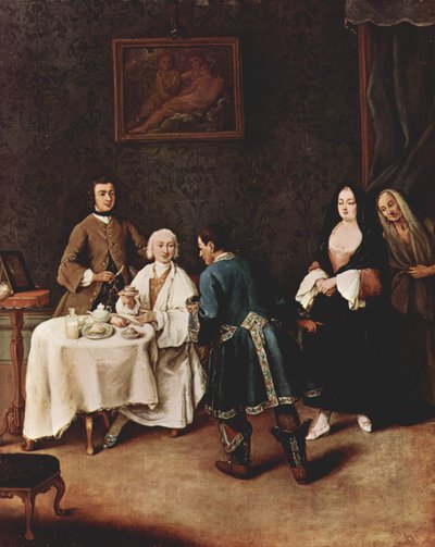 Visite chez un lord - Pietro Longhi